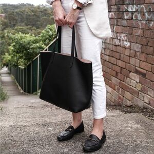CUYANA leather farmer market travel daily tote